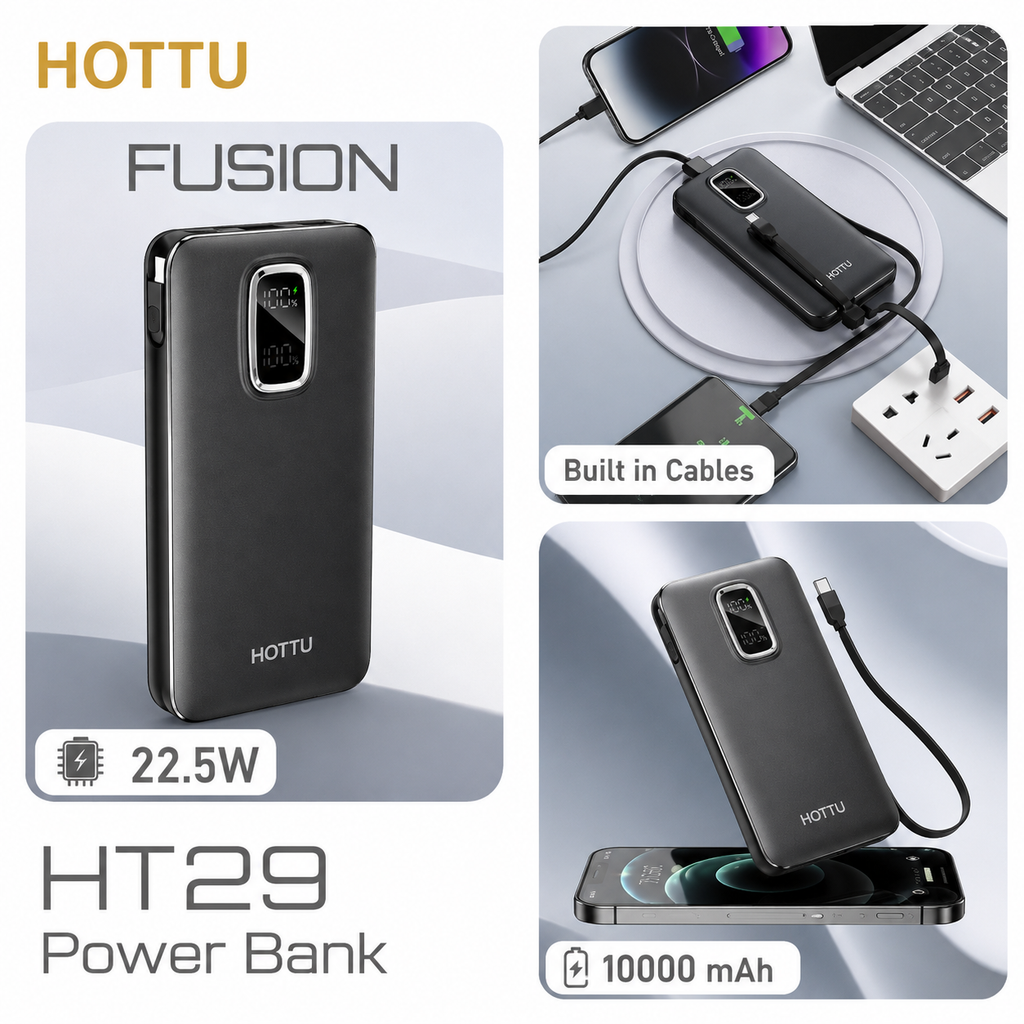 HOTTU Fusion HT29 10,000mAh Power Bank