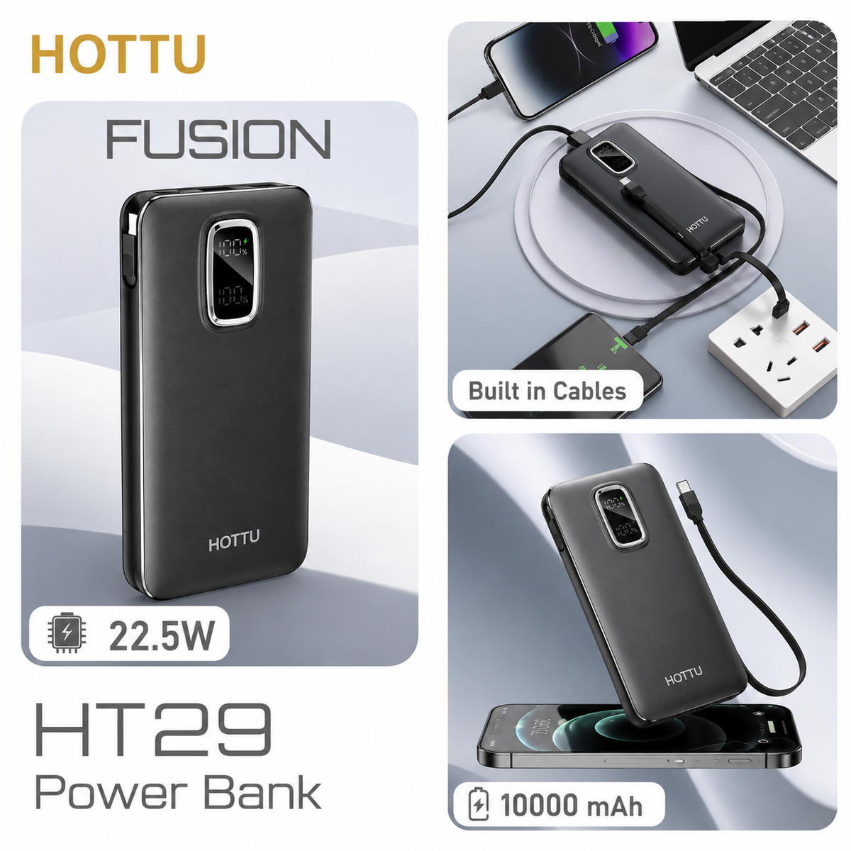 HOTTU Fusion HT29 10,000mAh Power Bank