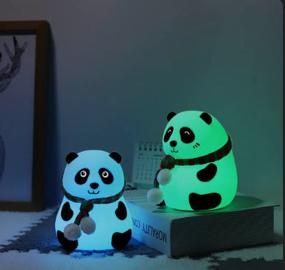 7-Color Panda Night Lamp