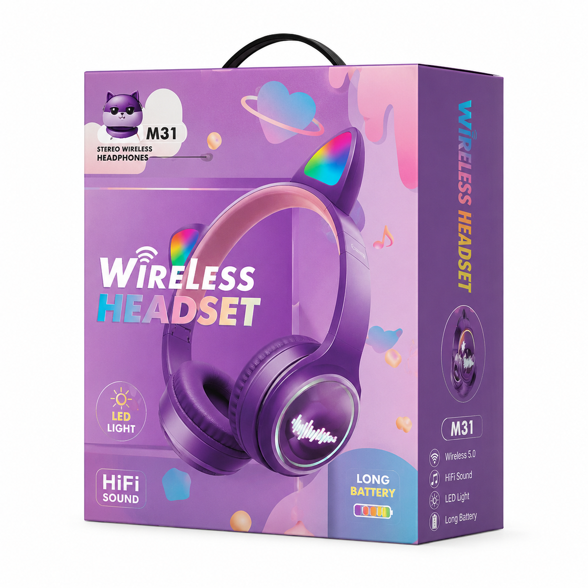 M31 Kitten Style Wireless Headphones