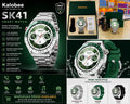 Kalobee SK41 Smart Watch — Steel & Green