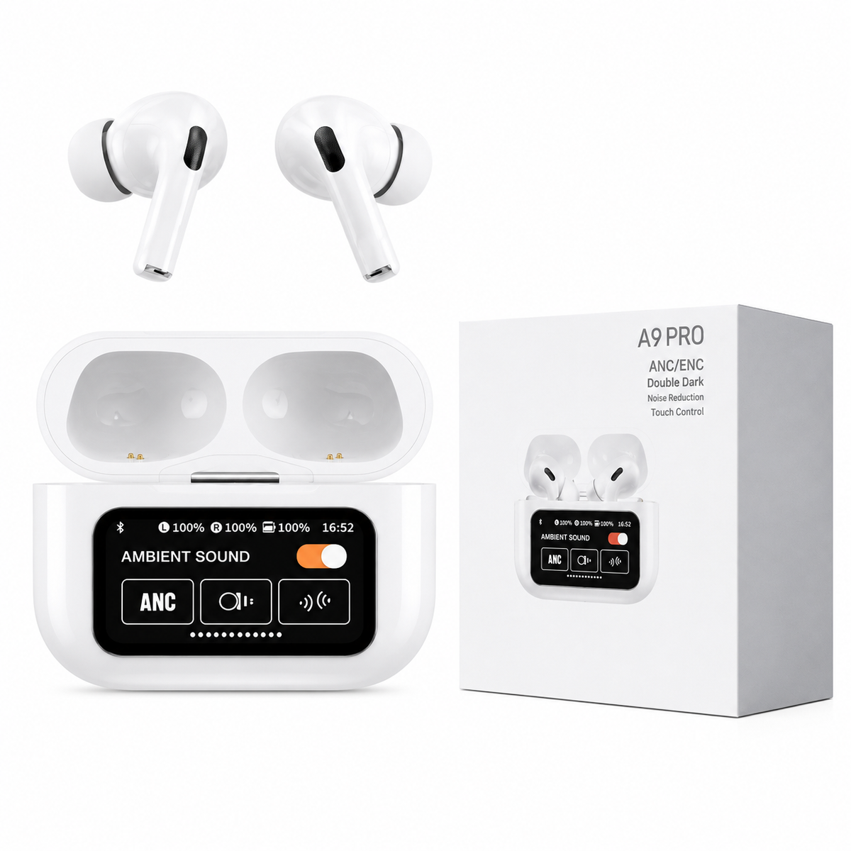 A9 Pro 2 Smart Display Earbuds