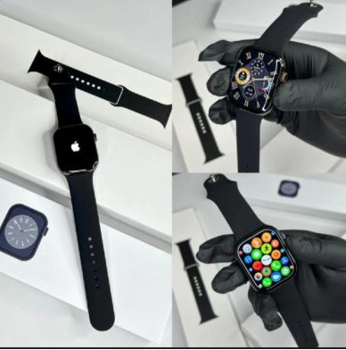 series 11 with logo Smart Watch — Black