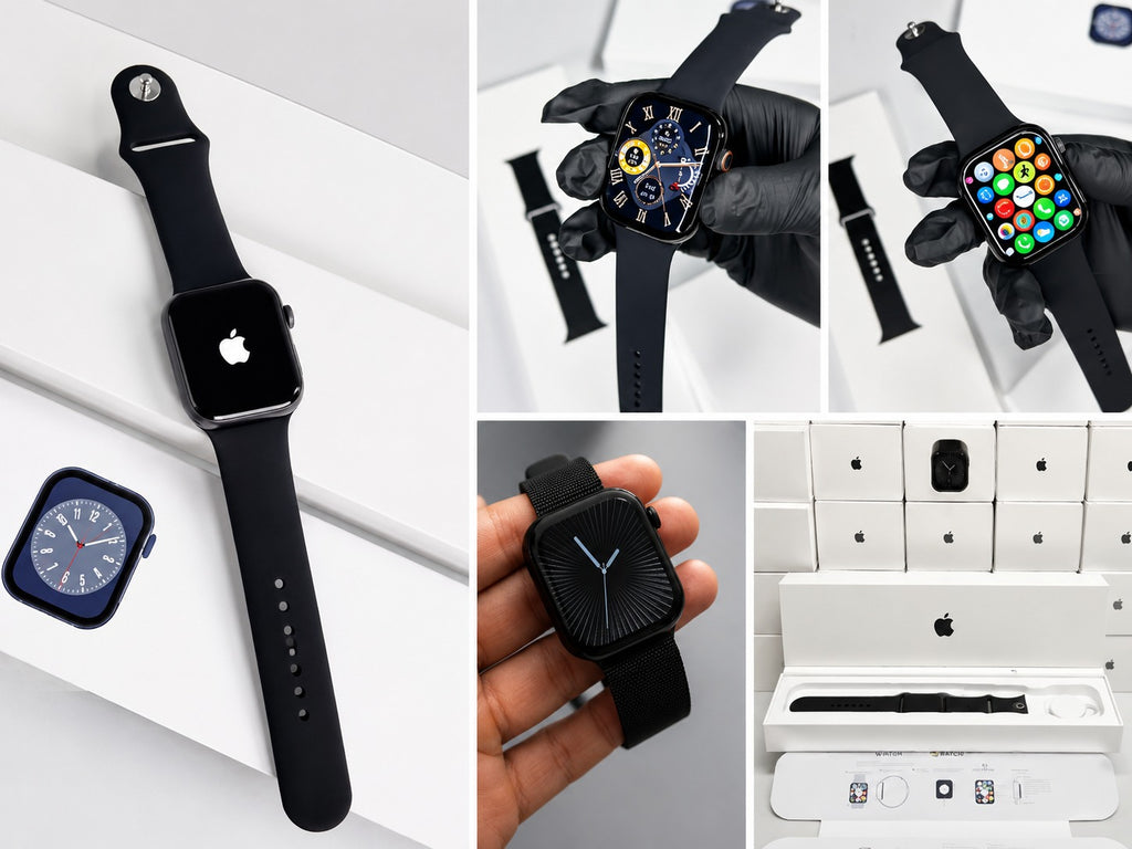 series 11 with logo Smart Watch — Black