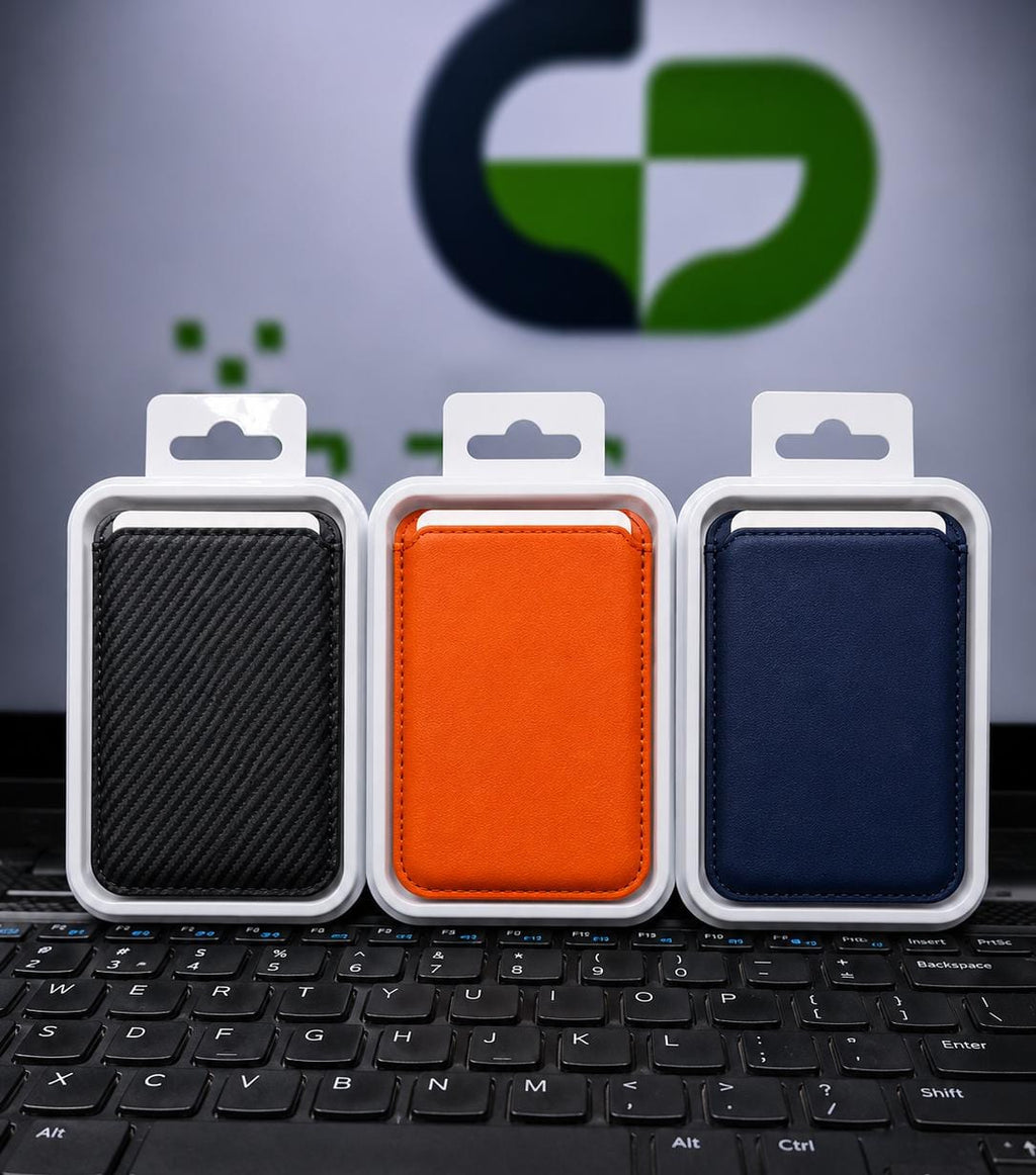 Apple Carbon leather wallet megsafe